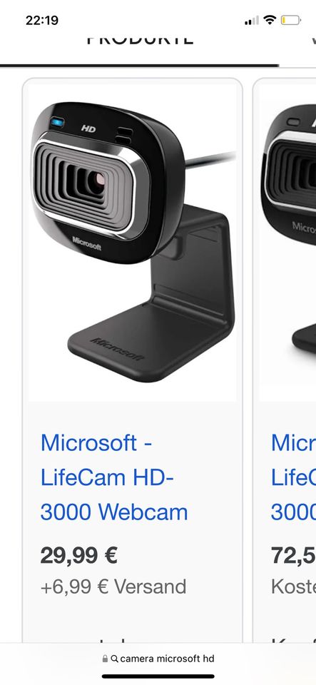 Microsoft HD Live Cam 3000 in Gauting