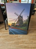 Fotoleinwand Windmühle von Ense im Sonnenuntergang 60x90 Nordrhein-Westfalen - Ense Vorschau