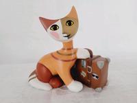 Goebel Rosina Wachtmeister Katze mit Koffer Villeggiatura estiva Bayern - Amberg Vorschau