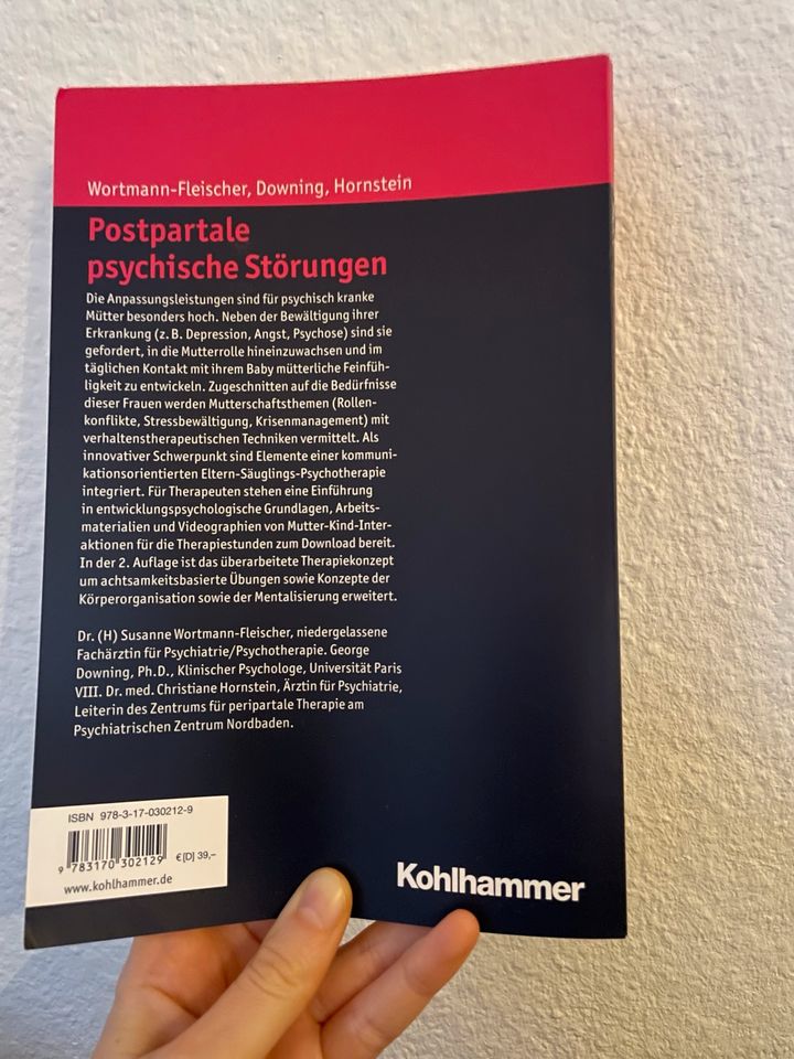 Fachbuch/Therapieleitfaden Postpartale psychische Störungen in Karlsruhe