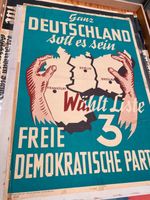 WAHLPLAKAT FDP LDP 1949  Liste 3  Franz Burda inkl. Mwst.! Niedersachsen - Wunstorf Vorschau
