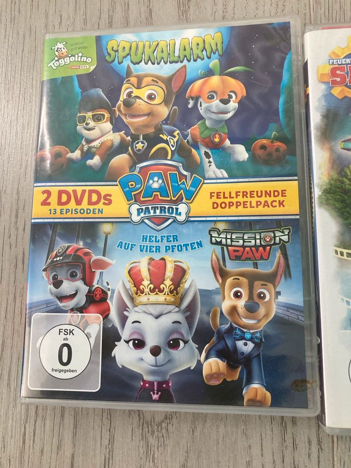 2er DVD PawPatrol, Mia and Me, Feuerwehrmann Sam in Petershagen