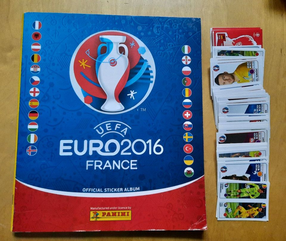 PANINI Stickeralbum UEFA EURO2016 FRANCE in Egg