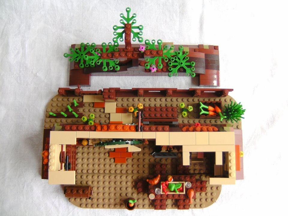 Lego MOC Hobbithöhle Gebäude in Brauntönen ( 79003 ) UNIKAT in Lohmar