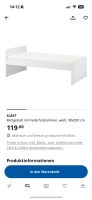 Ikea Bett mit Lattenrost 90x200 top Zustand Thüringen - Bad Tennstedt Vorschau