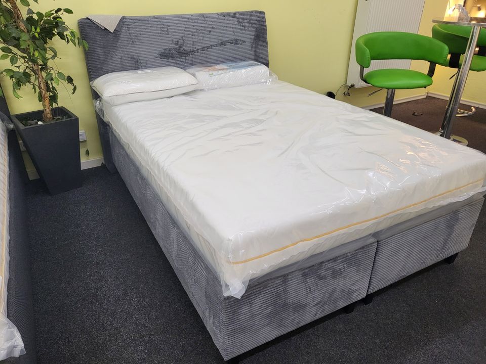 Boxspringbett 180x200 mit Matratze(n)nach Wahl und Topper in Bramsche