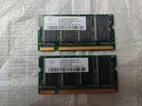 2x 256MB DDR1 266MHz SODIMM NT256D64SH8B0GM-75B Nordrhein-Westfalen - Wadersloh Vorschau