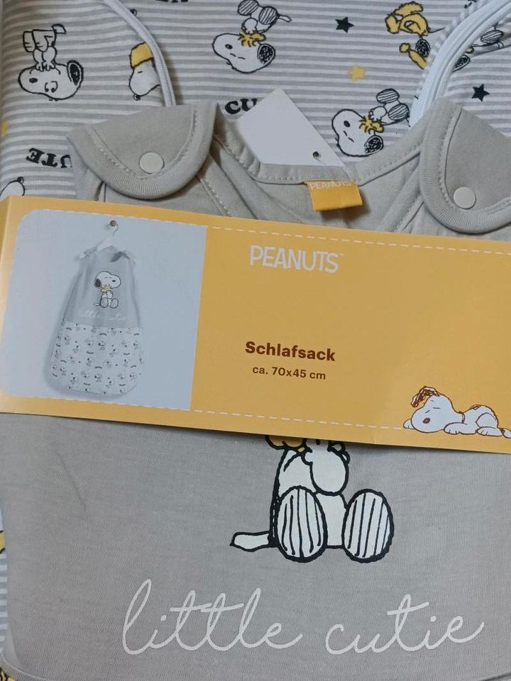 Neue Schlafsäcke "Peanuts"  70cm in Herzberg/Elster