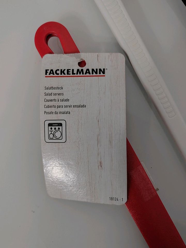 Fackelmann 3er Set Kochlöffel, Spitzlöffel, Salatbestek Küchenhel in Wehr