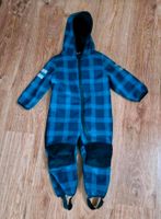 Topomini Softshell Overall Teddyfell Größe 86 Blau kariert Jungen Nordrhein-Westfalen - Lage Vorschau