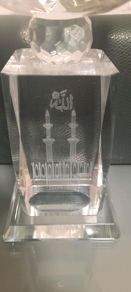 Glasfigur diamant Islam Allah Moschee mekkah dekoration in Pfullendorf