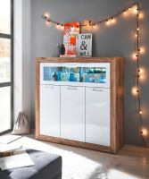 Bar-Schrank Neapel 134cm LED Highboard Schrank UVP 399,- NEU Nordrhein-Westfalen - Lippstadt Vorschau