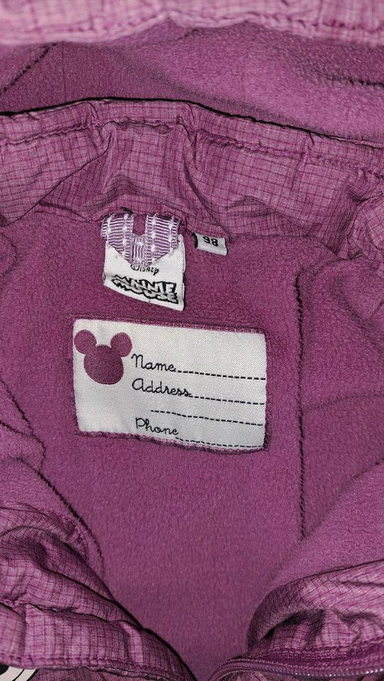 Winterjacke Minnie Mouse lila Gr.98 in Crimmitschau