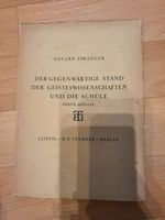 Buch Der gegenwärtige Stand der Geisteswissenschaften 1925 Sachsen-Anhalt - Halle Vorschau