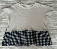 ZARA MÄDCHEN T-SHIRT KURZ BEIGE MIT HEMD STOFF UNTEN 164 Nordrhein-Westfalen - Herford Vorschau