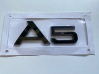 Audi A5 Schriftzug Logo Tuning Heck schwarz Heckklappe black Nordrhein-Westfalen - Alfter Vorschau