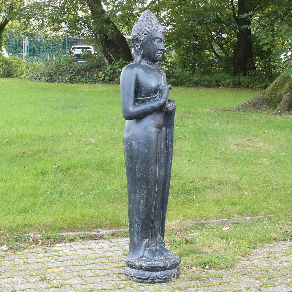 Buddha Statue Skulptur Figur Stehend Gartenfigur Chakra 150 cm in Bochum