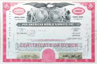 Aktie Wertpapier Pan Am Pan American Historisch Flugzeug Fliegen Niedersachsen - Verden Vorschau