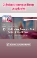 Nicki Minaj Amsterdam 2x Stehplatz Innenraum Nordrhein-Westfalen - Velbert Vorschau