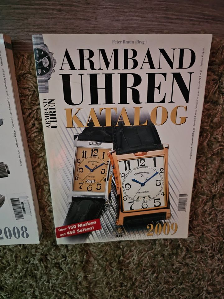 Armband Uhren Katalog Jahre 2004/2005/2007/2008/2009-Top Zustand in Grevenbroich