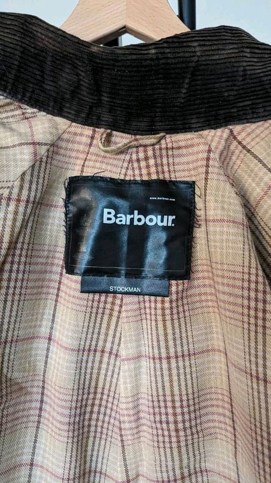 Barbour Stockman Coat Wachsjacke Wachsmantel Reitermantel in Hattersheim am Main