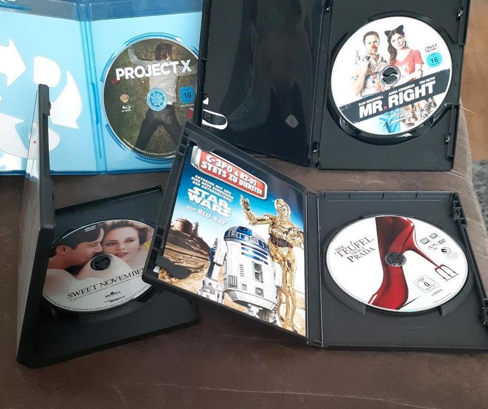 3 DVD's eine Blue ray in Wiesbaden