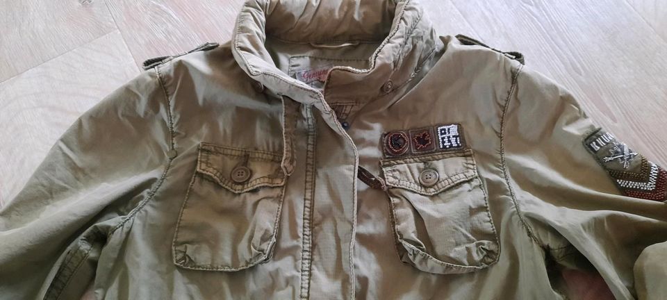 Khujo Jacke Damen Gr. Xl (fällt kleiner aus) khaki Sommer Übergan in Karlstadt