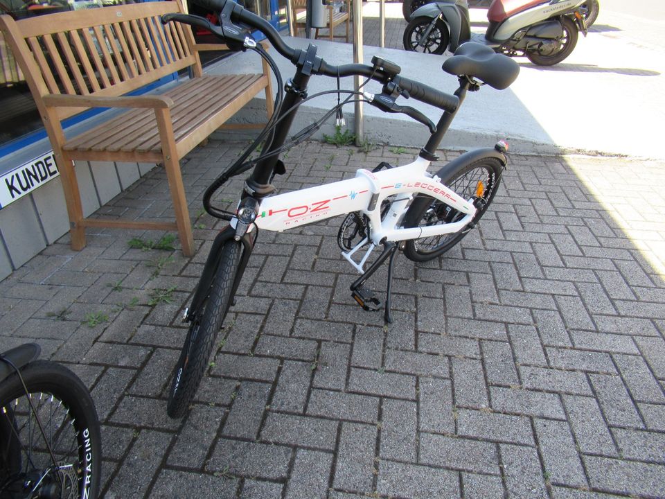 E-Leggera by OZ E-Bike Klapprad  Elektrofahrrad Schwarz oder Weiß in Saarlouis