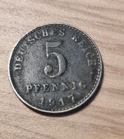 Münze/ Coin Deutsches Reich *5 Pfennig 1917* Nordrhein-Westfalen - Bergheim Vorschau