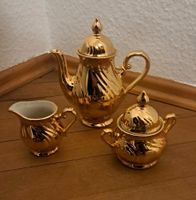 Vintage Bavaria Mocca / Tee Service in Gold 3-teilig Baden-Württemberg - Oberkirch Vorschau