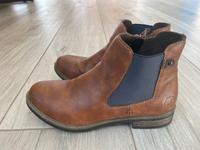 Damenschuhe Rieker Chelseaboots / Stiefelette in braun Brandenburg - Löwenberger Land Vorschau