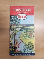 #ESSO# alte Deutschlandkarte *Blatt West*  Ausgabe von 1954 Hessen - Bad Wildungen Vorschau