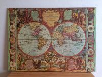 Poster Weltkarte Mappe Monde 1755 auf ca. 1 cm Holz Wiesbaden - Delkenheim Vorschau