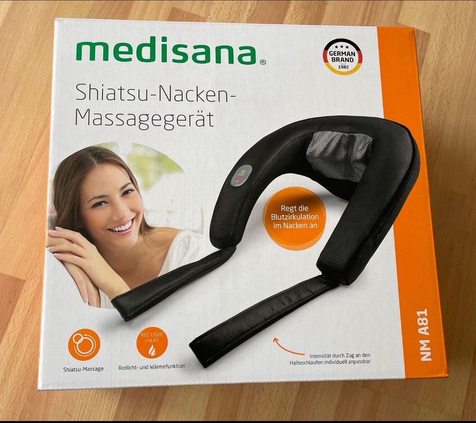Medisana Shiatsu Nacken Massagegerät NM A81 **neu** in Niederkassel