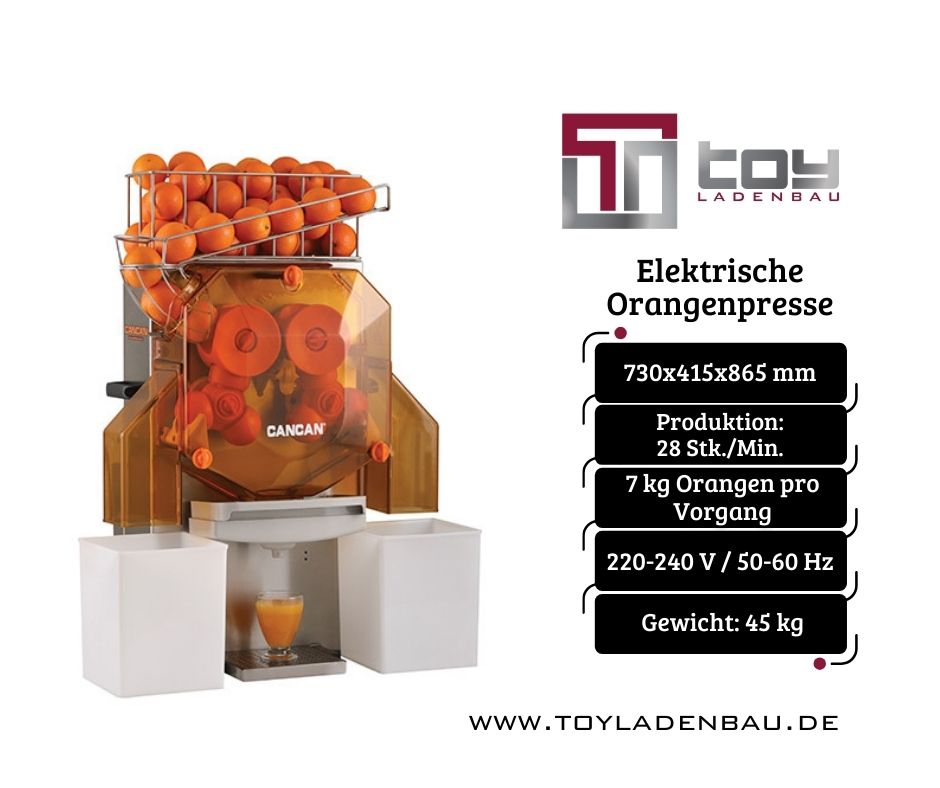 Orangen Pressmaschine, Orangenpresse, Kommerzielle Orangenpresse, Automatischer Entsafter, Saftpresse, Profi Gastro Orangenpresse, Automatische Orangen Pressmaschine in Herne