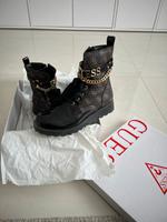 Guess Nina Cowboy-/ Bikerstiefelette braun schwarz gold 38 Nordrhein-Westfalen - Brühl Vorschau