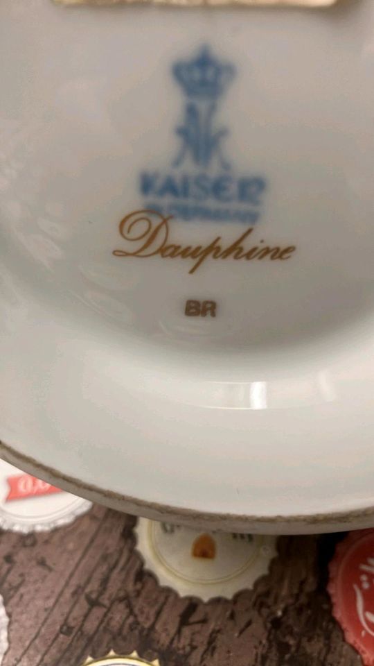 AK Kaiser Krone Germany Vase Porzellan Prunk Barock Dauphine in Krefeld