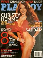 US Playboy Magazin*04/05* - Christy Hemme Cover(WWE/WWF) - TOP Schwerin - Mueßer Holz Vorschau