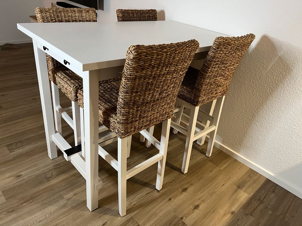 Bartisch mit 4 Stühlen - Nordviken Ikea in Uetersen