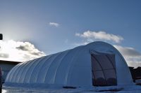 Rundbogenhalle Zelthalle 12x9x4,5m Landwirtschaft 750 PVC Statik Thüringen - Rodeberg Vorschau