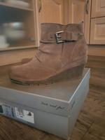 ☆ Jana Stiefelette Ankle Boots Wildleder Gr. 37,5 / 4,5 ☆ Bayern - Waffenbrunn Vorschau