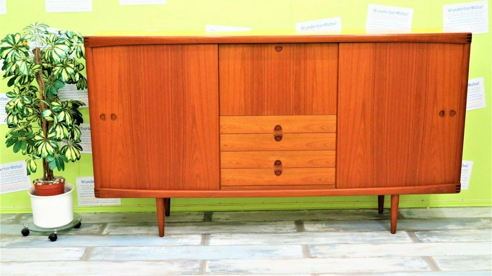 WunderbarMöbel - Designer Highboard von H.W. Klein Teakholz TOP in Köln