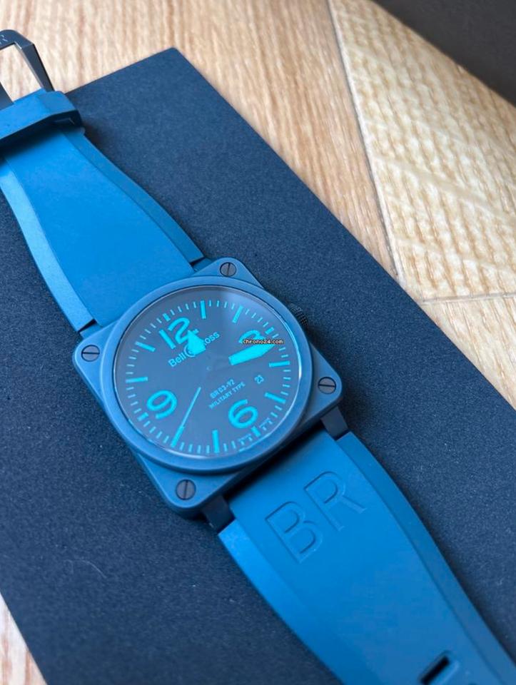 Bell & Ross BR 03-92 blue blaue Keramik „military type“ Ceramic in Wuppertal