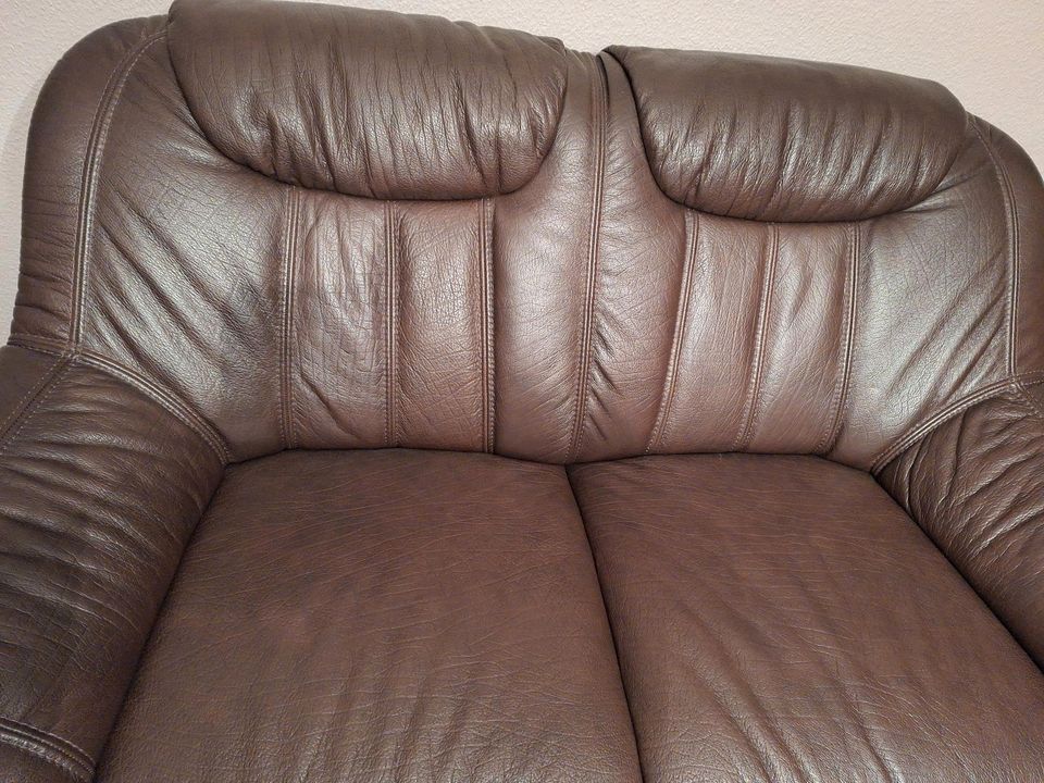 SOFA 3 Sitzer, SOFA 2 Sitzer, Hocker    ☆echtes Leder☆ in Hemer