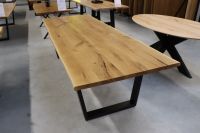 Tisch mit Baumkante Eiche Esstisch Konferenztisch 280x100cm Nordrhein-Westfalen - Monheim am Rhein Vorschau