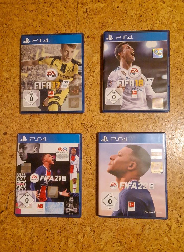 PS4 Spiele, FIFA 2017, 2018, 2021, 2022 in Aukrug