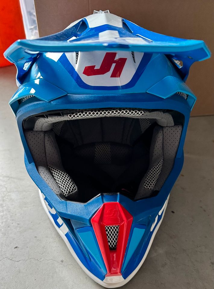 Moto Cross Enduro Helm JUST1  J18 Pulsar Gr. 2XL NEU in Neuching