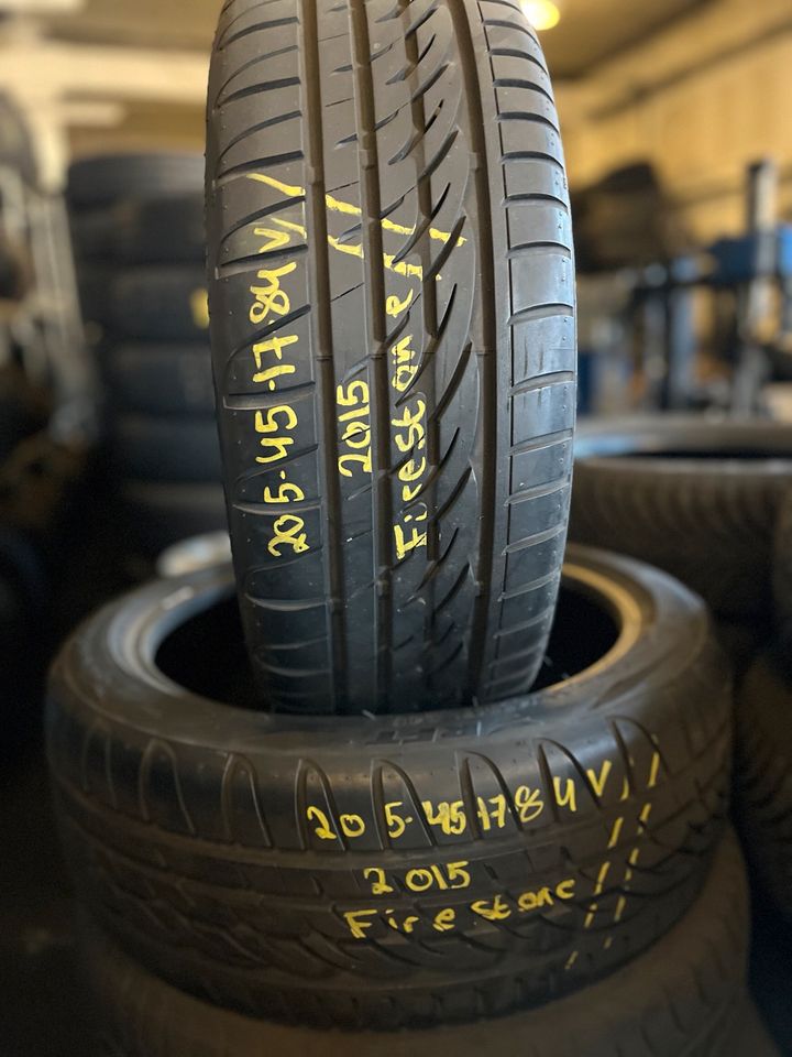 2x Sommerreifen 205/45 R17 84V DOT2015 mit Montage! in Gelsenkirchen