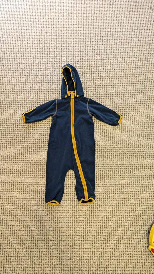Fleece Overall / Fleece Anzug/ Tchibo / dunkelblau/ 68 -74 in Berlin