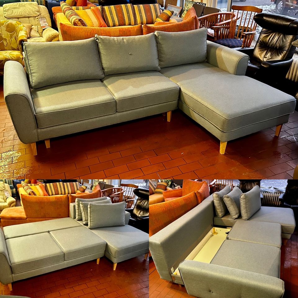 Sofa Couch L-Form Schlaff. Bettk. ca. 1.70x2.55m in Kiel